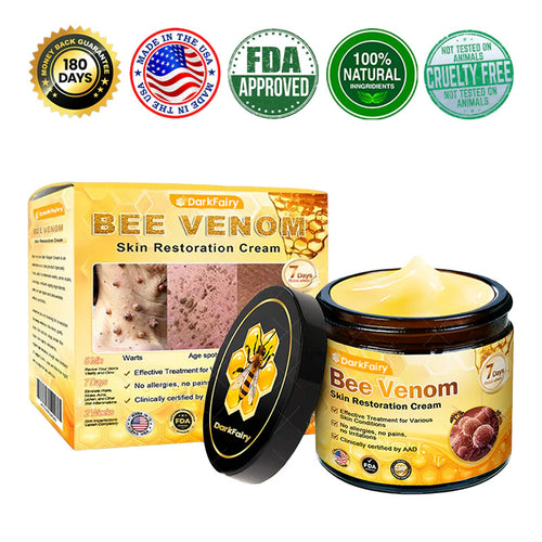 Made and Shipped from USA 🥑 DarkFairy® Bee Venom Skin Restoration Cream ⏰ LAST DAY 80% OFF