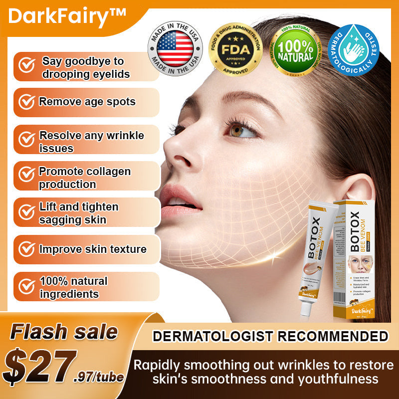 Made and shipped from United States✅ DarkFairy™ Botox Bee Venom Wrinkle Removal Cream- LAST DAY 70% OFF