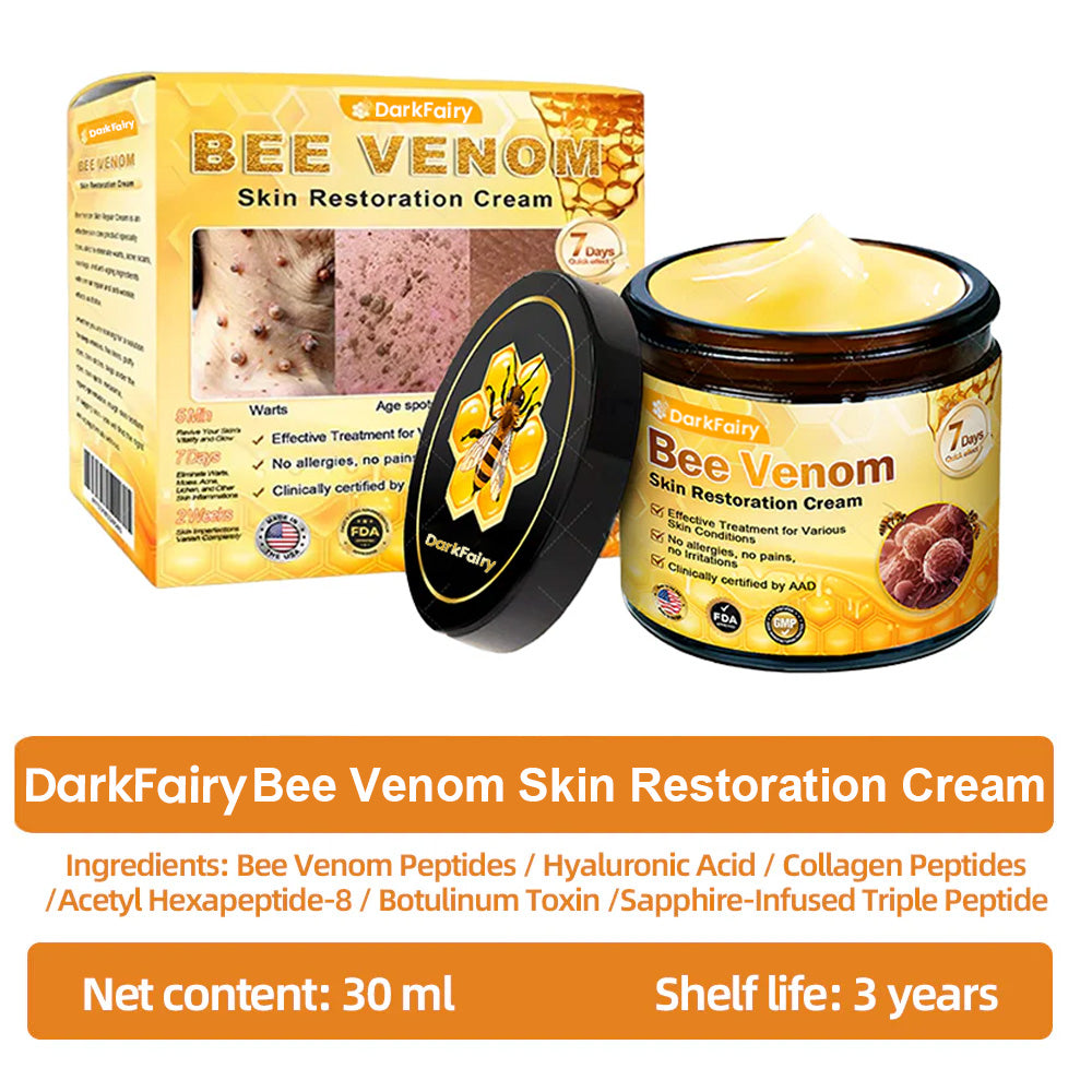 Made and Shipped from USA 🥑 DarkFairy® Bee Venom Skin Restoration Cream ⏰ LAST DAY 80% OFF