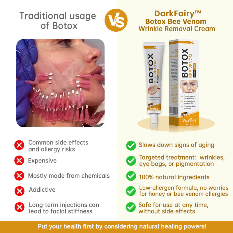 Made and shipped from United States✅ DarkFairy™ Botox Bee Venom Wrinkle Removal Cream- LAST DAY 70% OFF
